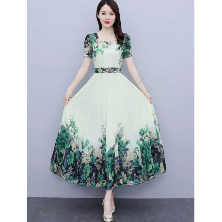 dress wanita korea D7410