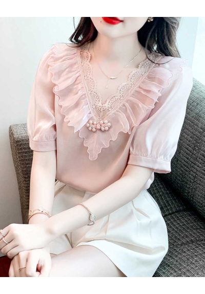 blouse wanita korea T7505