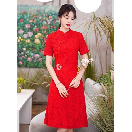 dress cheongsam import D7415