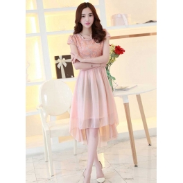 dress pesta korea D1804