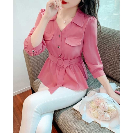 blouse wanita korea T7511