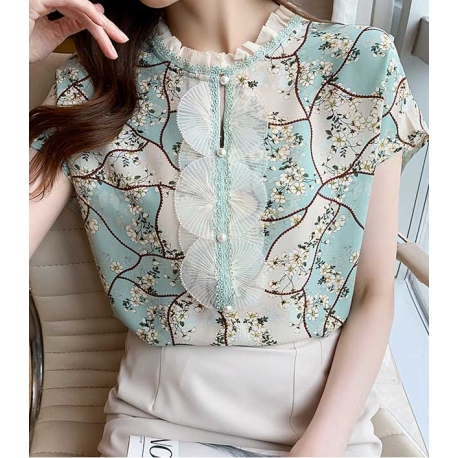 blouse wanita korea T7512