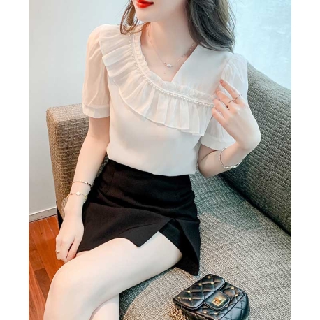 blouse wanita korea T7519