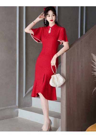 dress cheongsam import D7416