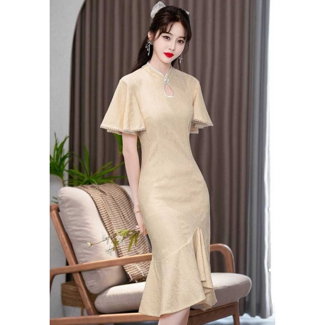 dress cheongsam import D7429