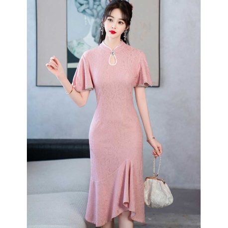 dress cheongsam import D7429