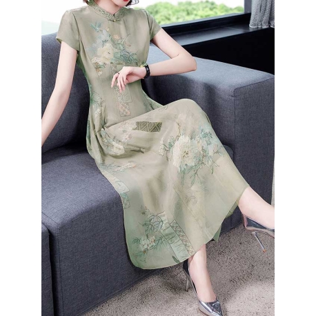 dress cheongsam import D7438