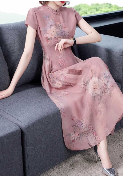 dress cheongsam import D7438