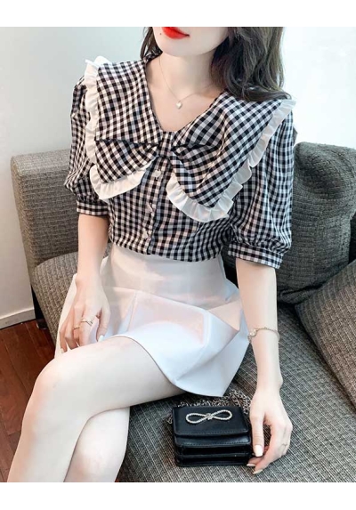 blouse wanita korea T7529