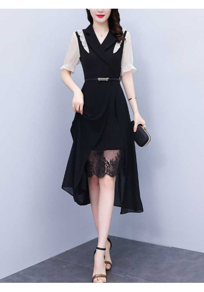 dress wanita korea D7247