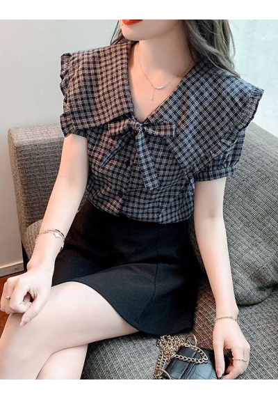 blouse wanita korea T7531