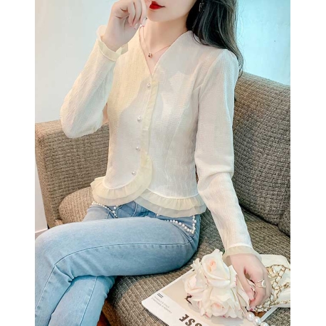 blouse wanita korea T7531