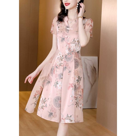 dress wanita korea D7445