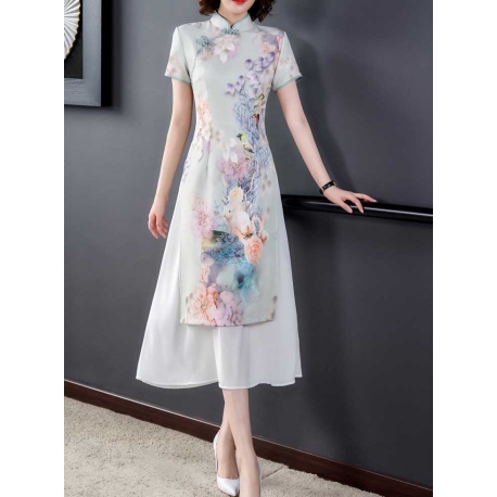 dress cheongsam import D7447