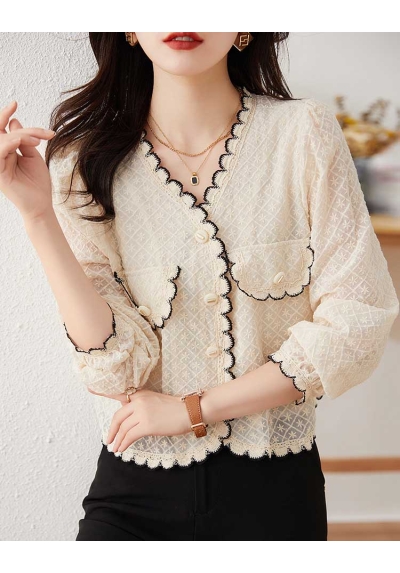 blouse wanita korea T7537