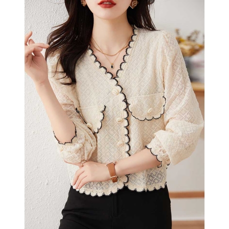 blouse wanita korea T7537