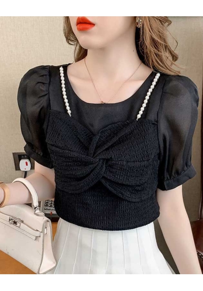 blouse wanita korea T7548