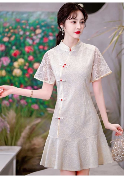 dress cheongsam import D7457