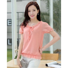 blouse chiffon import T1975