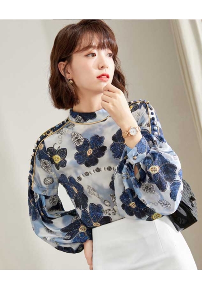 blouse wanita korea T7551