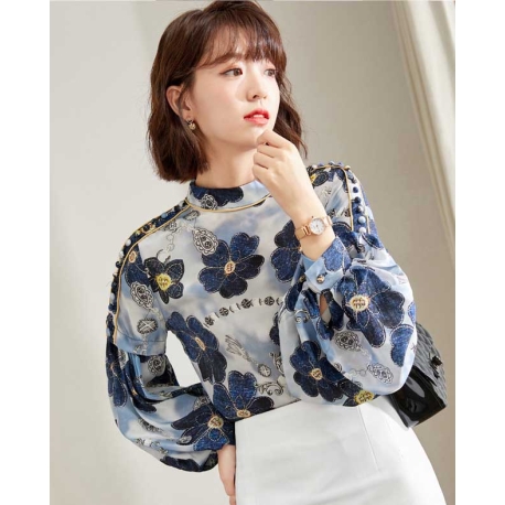 blouse wanita korea T7551