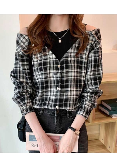 blouse wanita korea T7554