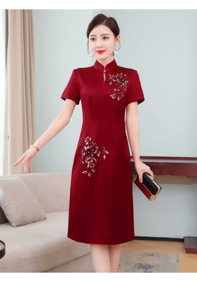 dress cheongsam import D7448