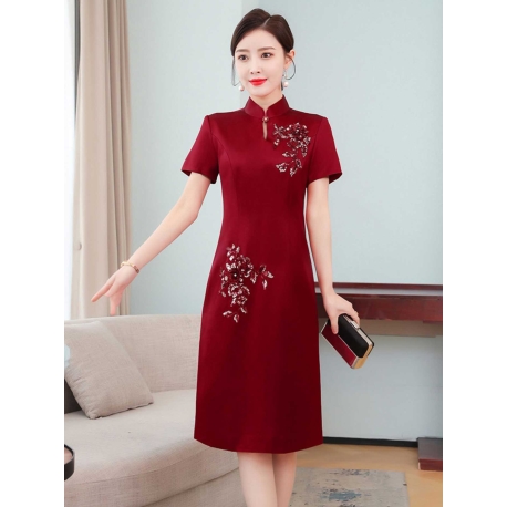 dress cheongsam import D7448