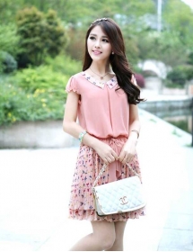 dress wanita import D1836