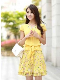 dress wanita import D1838