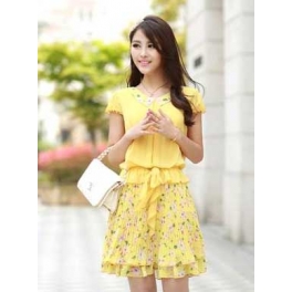 dress wanita import D1838