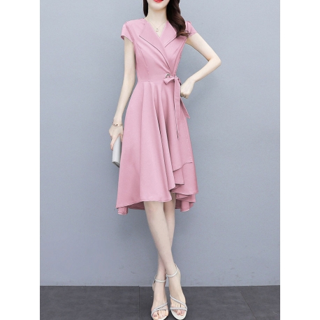 dress wanita korea D7472