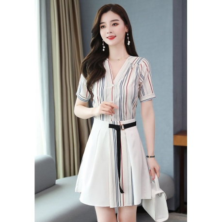 set atasan + rok wanita korea D7466