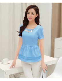 blouse wanita model korea T1983