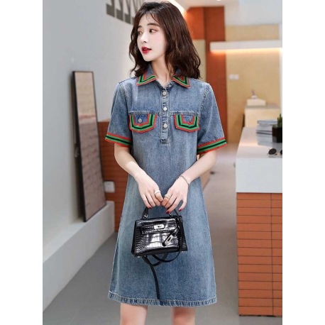 dress denim import D7329