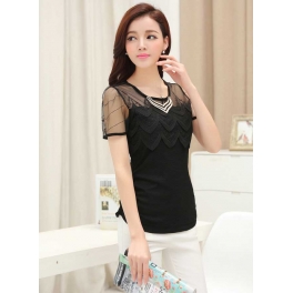 blouse wanita korea T2018