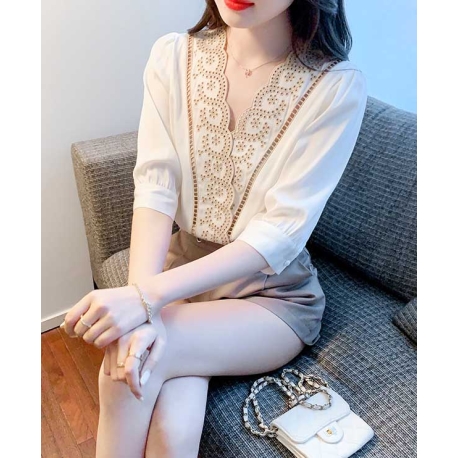 blouse  wanita korea T7641