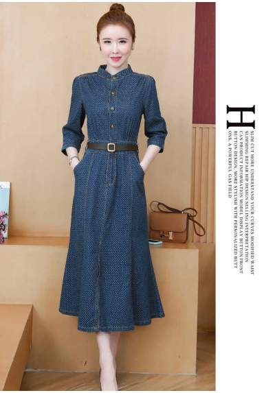 dress denim import D7089