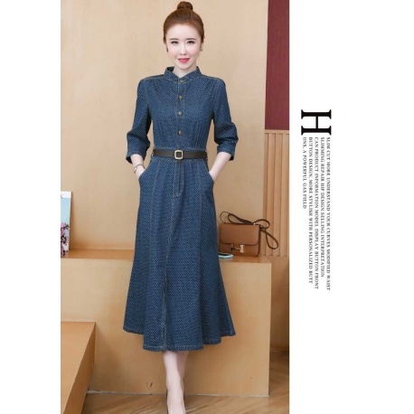 dress denim import D7089