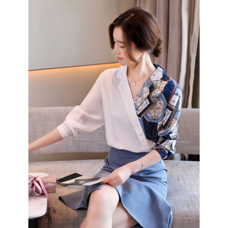 blouse  wanita korea T7027