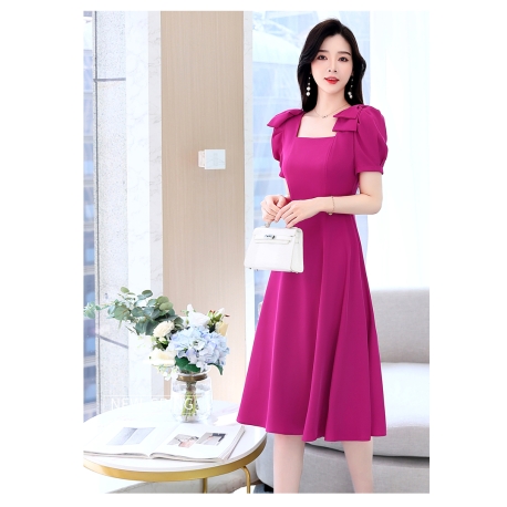 dress wanita korea D7538