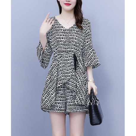 setelan wanita korea D7584