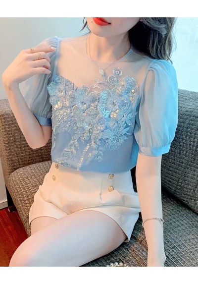 blouse wanita korea T7703