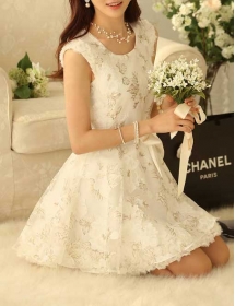 dress wanita import D1921