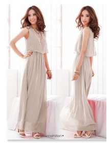 long dress chiffon D1925