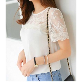 blouse chiffon import T2059