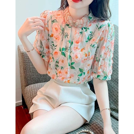 blouse wanita korea T7724