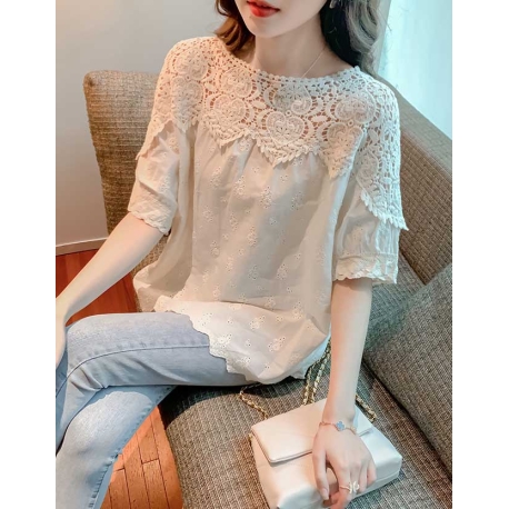 blouse wanita korea T7748