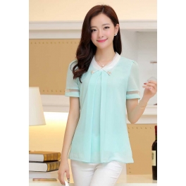 blouse chiffon import T2072