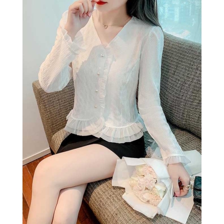 blouse wanita korea T7762